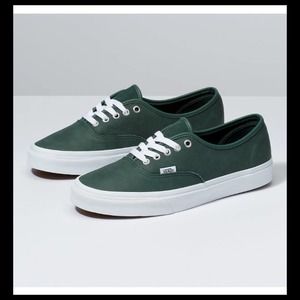 Vans Authentic Grain Leather Trekking Green